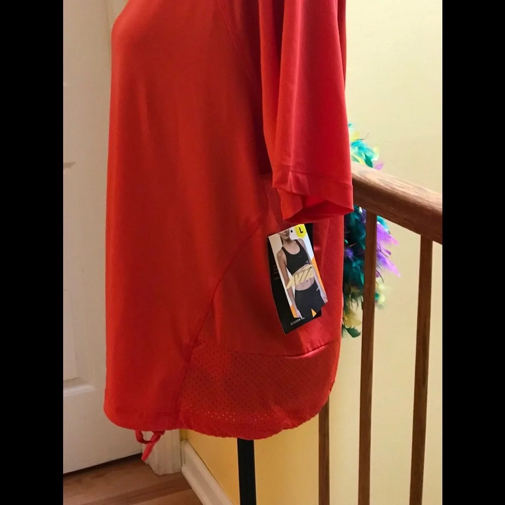 🇯🇲 AVIA Sport Tee | Red Sz L | NWT - Picture 4 of 7